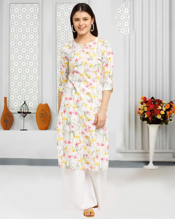 Trendy Printed 102 Casual Wear Jaipuri Kurti Collection